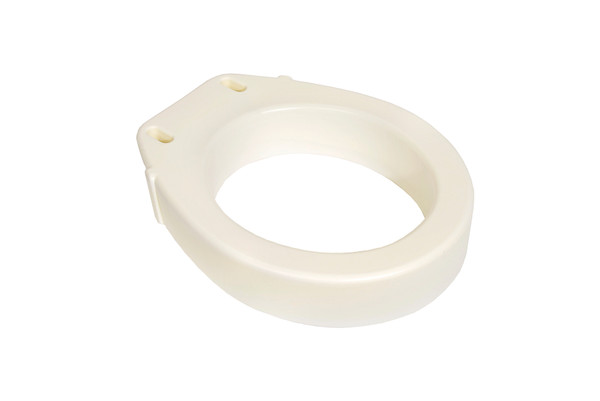 Essential Medical Hinged Toilet Seat Riser for Standard Size Bowl - MainImage