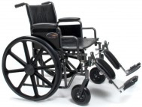 Detachable Desk Arms Everest & Jennings Traveler HD Wheelchair (20" x 18") of ACG Medical Supply