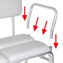Drive Medical Padded Seat Transfer Bench