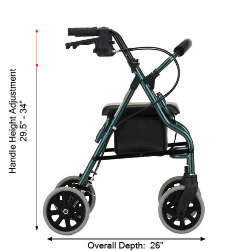 Offers Online on Nova 20 Zoom Rollator Walker | ACG Medical