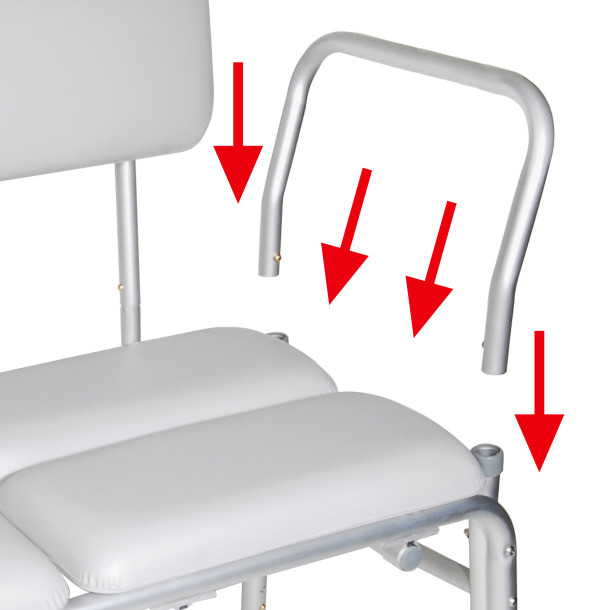 Drive Medical Padded Seat Transfer Bench