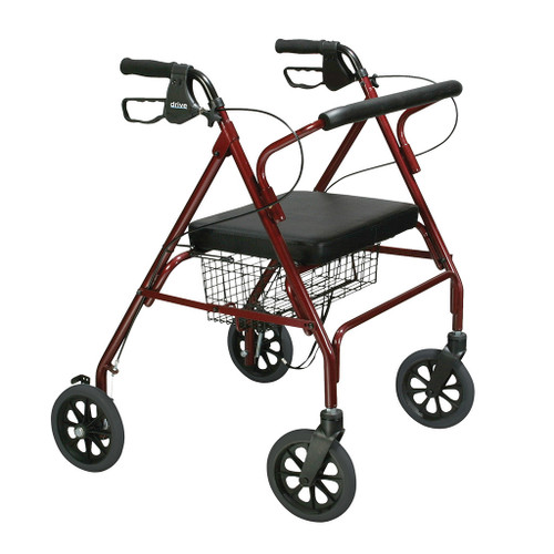 RED Drive Four-Wheel Rollator Walkers Online | ACG Medical