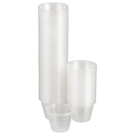 McKesson Medicine Cups,16-9505,Clear, 1 oz.,100/Pack