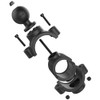 RAM Mount Torque 1-1\/2" - 2" Diameter Rail Base with 1.5" Pin-Lock Ball [RAM-351-415-15-2U]