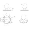 RAM Mount 2-1\/2" Diameter Base w\/1.5" Ball [RAM-202U]
