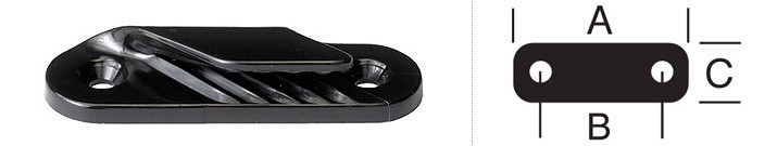 Clam Cleat Fine Line Port