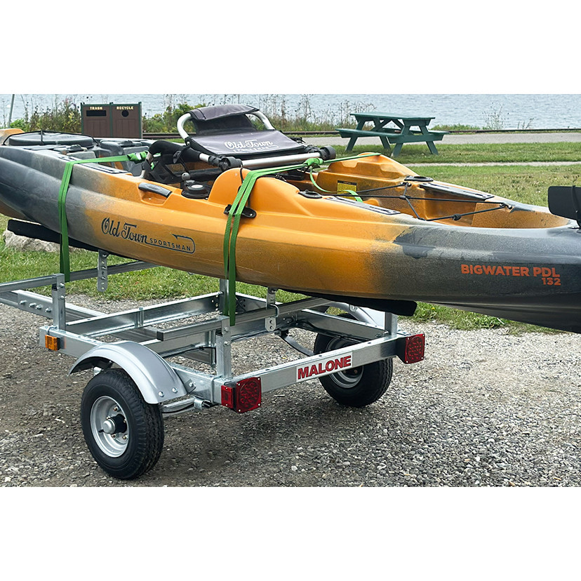 Malone EcoLight™ Single Kayak Trailer Package (1 Set Bunks)