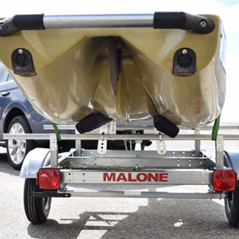Malone EcoLight™ Single Kayak Trailer Package (1 Set Bunks)