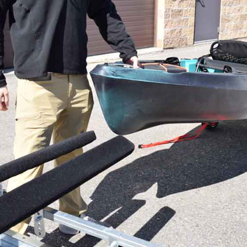 Malone EcoLight™ Single Kayak Trailer Package (1 Set Bunks)