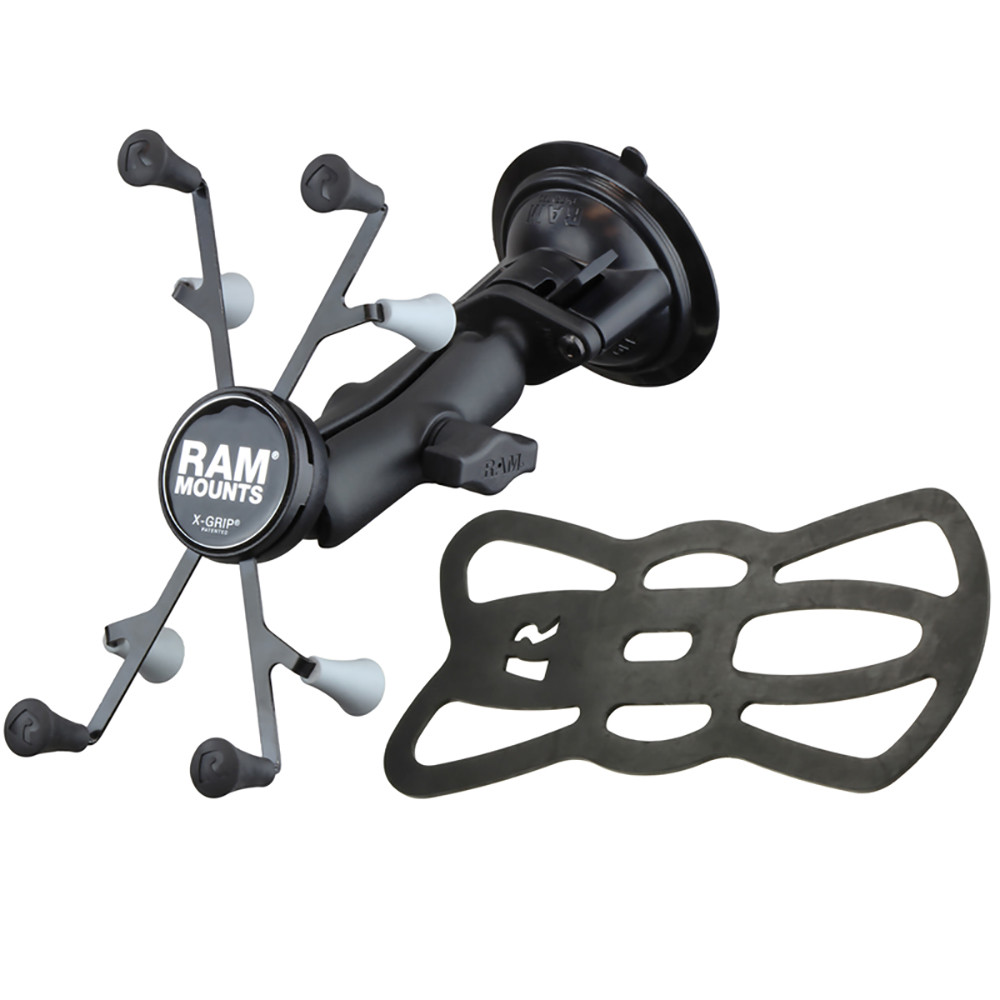 RAM Mount Twist Lock Suction Cup Base w\/Universal X-Grip II [RAM-B-166-UN8U]