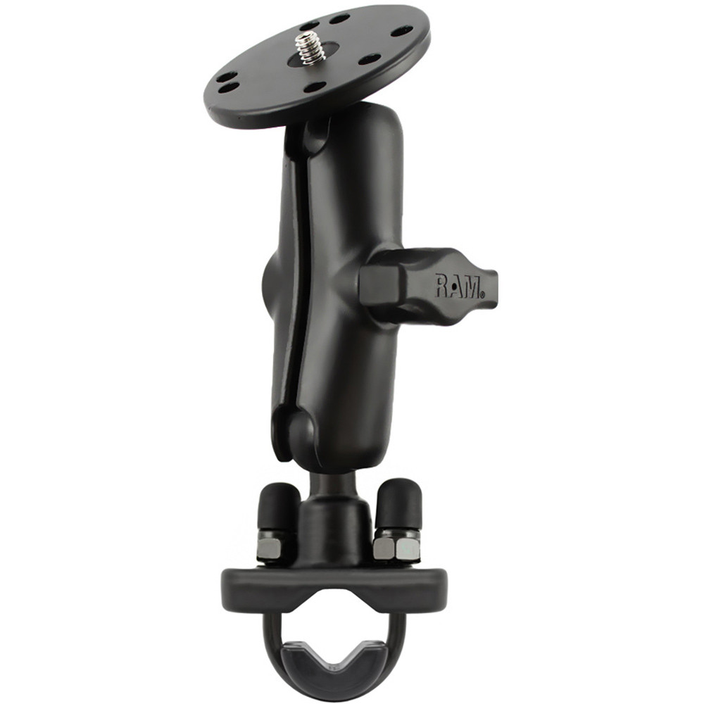 RAM Mount Handlebar U-Bolt Base w\/Round 1\/4"-20 Threaded Stud [RAM-B-149Z-C1U]