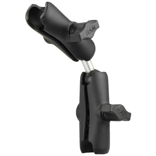 RAM Mount Double Socket Arm w\/Dual Extension  Ball Adapter [RAM-B-201-201U]