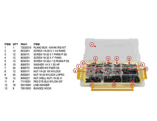 Hobie Kayak Rigging Kit