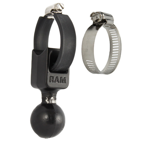 RAM Mount 1.5" Ball Base w\/Strap 0.5" - 2" Diameter [RAM-108BU]