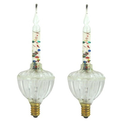 Bubble Light Replacement Bulbs - Clear With Confetti - 2 Pack - Hard Bubble Light Replacement Bulbs - Clear with Confetti - 2 Pack - Bubble Light Replacement Bulbs - Clear With Confetti - 2 Pack - Hard