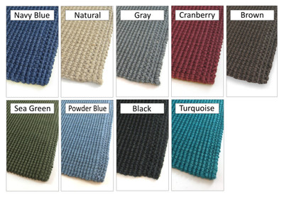 Tahiti Mat Solid Color 24" x 36" (9 colors available)