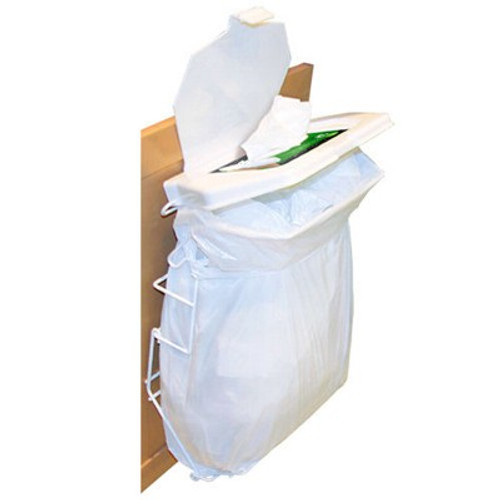 4 Units Glad Tall Kitchen Handle-Tie Trash Bags -13 Gallon White