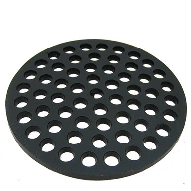 Round 6-1/4 in. Black Cast Iron Floor Drain Cover