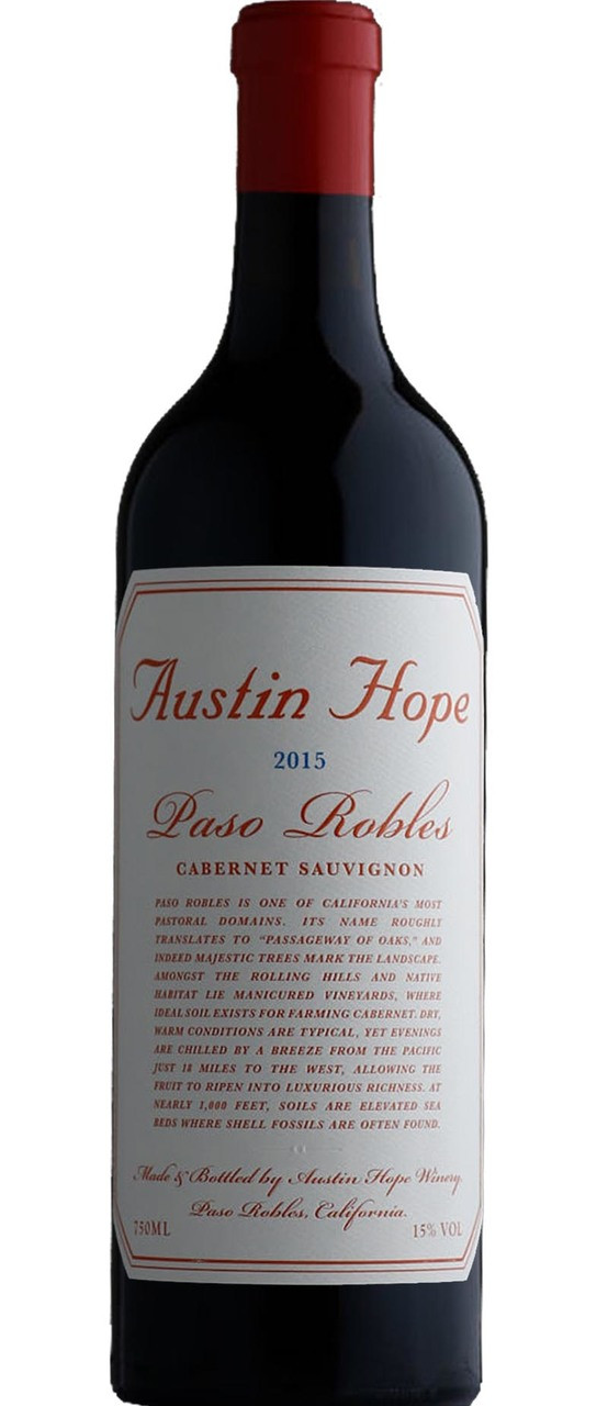 Austin Hope 2015 Sauvignon 97 Points Final Case Wines