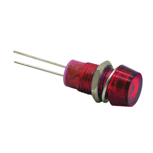 678 LED PMI 0.323" Cylindrical, Red, 2 VDC,Low Voltage, Straight Leads, Ext Resist Req