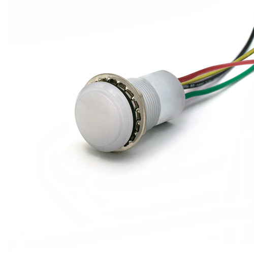 657 LED PMI 0.687", FLAT, RGY, 10-30VDC