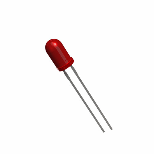 5.0 mm Red  635nm  2.1 min mcd  60 Deg Discrete LED Lamp
