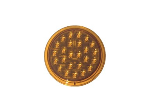 46123AB Amber 4" round  - Discontinued Replace with 46124AB