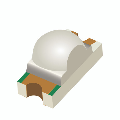 DISCONTINUED USE 598-8E40-107F | 597 SMD LED 0603 pkg Green 560nm w Lens 7" Reel