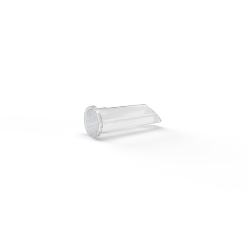 515 Optopipe® Light Pipe, Single RA PM 5mm Rnd Flat Diff Lens, Press-fit, 0.500" L