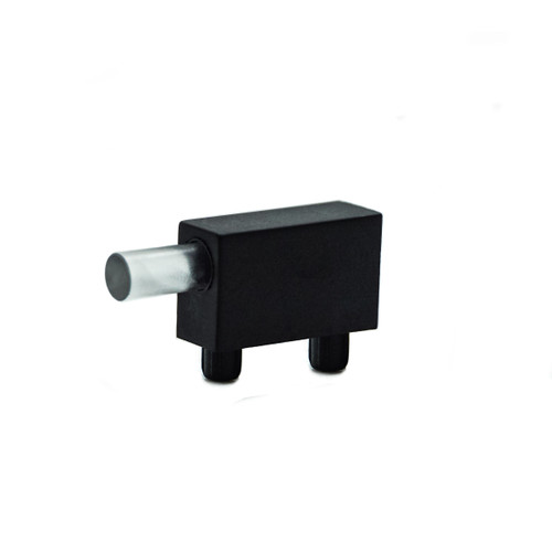 515 Optopipe® Light Pipe, Single 3mm Right Angle w Shield .200" CL to PCB x .319" L - PF
