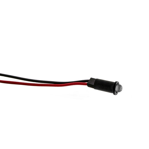 558 LED PMI 0.155-0.158" Red, Non-Tintd, Non-Diff, 1.8 VDC, 14" Wire Leads, 26 AWG, Ext Resist Req