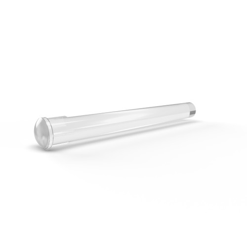 515 Optopipe® Light Pipe, Single VPM 3mm Rnd Convex Diff Lens, Press-fit, 0.900" L