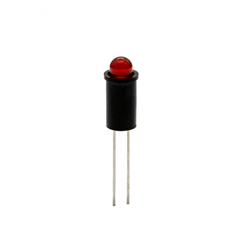 559 LED PMI 0.250" Red, Tintd, Diff, 12 VDC, Straight Leads