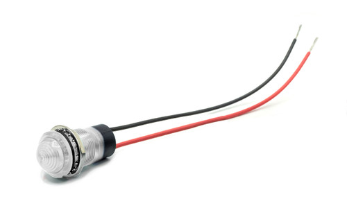 657 LED PMI 0.687" Domed, White, Non-Tintd, Diff, 24 VDC, Watertight