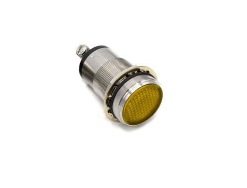 556 LED PMI C1D2 1" Flat Yellow, 12 VDC