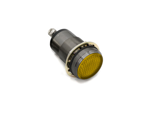 556 LED PMI C1D2 1" Flat Yellow, 24 VDC Black Nickel