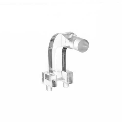 515 Optopipe® Light Pipe, Single 5.84mm Rnd Convex Diff Lens, Press-fit, 22.4mm high