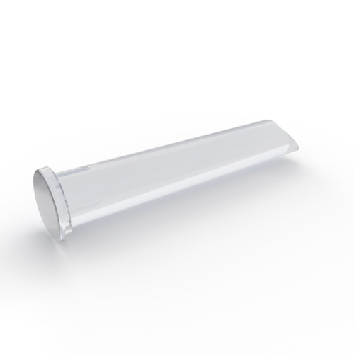 515 Optopipe® Light Pipe, Single RA PM 5mm Rnd Flat Diff Lens, Press-fit, 0.900" L