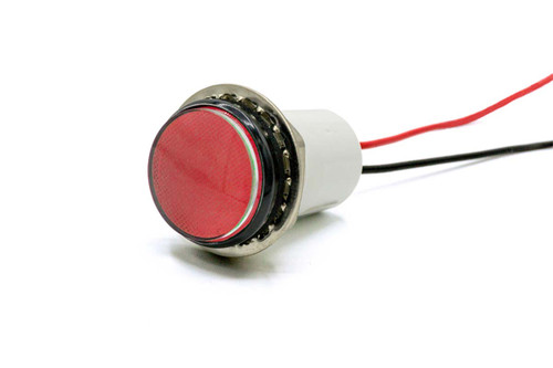 557 LED PMI 0.687" Flat, Red, 12 VDC, Watertight