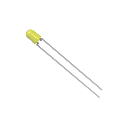521 Series 3.0mm Yellow  591nm  5mcd  60 Deg Discrete LED Lamp