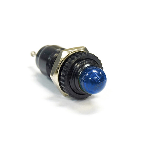 249 LED PMI 0.375" Stovepipe Blue, 5 VDC