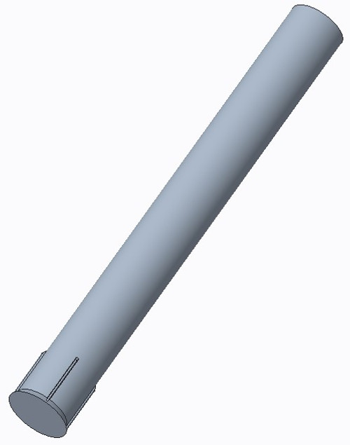 515 Optopipe® Light Pipe, Single VPM 3.25mm Rnd Countersink, Press-fit, 1.000" L