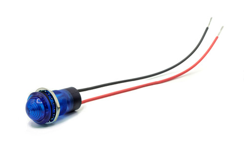 657 LED PMI 0.687" Domed, Blue, Tintd, Diff, 24 VDC, Watertight