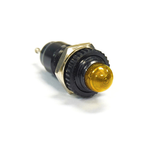 249 LED PMI 0.375" Stovepipe Yellow, 14 VDC