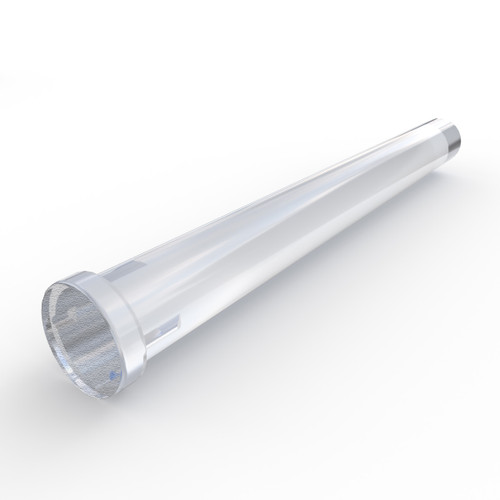 515 Optopipe® Light Pipe, Single VPM 3mm Rnd Flat Diff Lens, Press-fit, 1.00" L