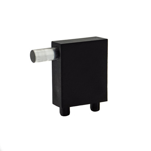 515 Optopipe® Light Pipe, Single 3mm Right Angle w Shield .500" CL to PCB x .319" L - PF