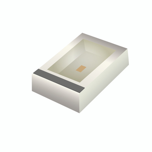 DISCONTINUED | 597 SMD LED 0805 pkg Green 560nm w Refl Cup 7" Reel