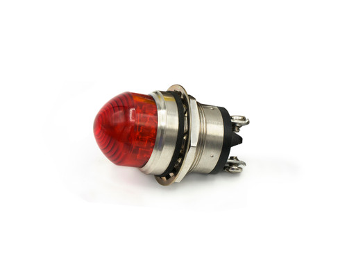 556 LED PMI  1" Domed Red, 125 VAC