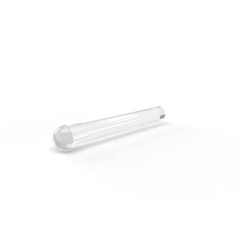 515 Optopipe® Light Pipe, Single VPM 3mm Rnd Domed Diff Lens, Press-fit, 0.700" L