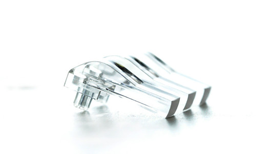515 Optopipe® Light Pipe, 3 Array 3 x 5.5mm Rect Convex Diff Lens, Press-fit